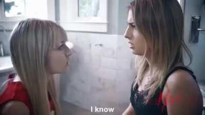 Nympho cheerleader seduces her step sister