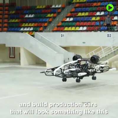 Tests of flying taxi, Moscow