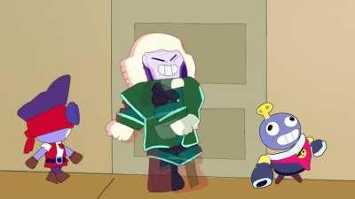 Tried to make an animation to promote my Supercell Make skin and the result is kinda cursed lol