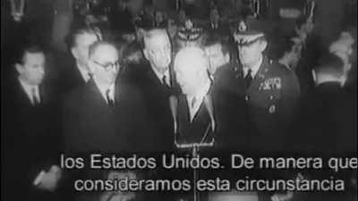 Presidente Arturo Frondizi en visita a los Estados Unidos.