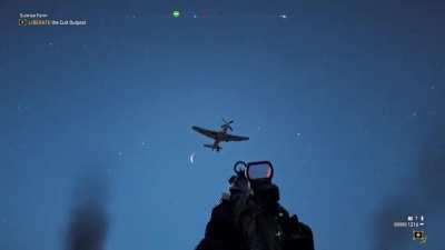 The pilot stopped time