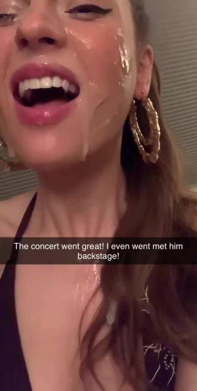 Your girl went to her fav artists concert without you. It went great!