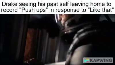 He should have kept it at Sneak dissing, he def didn't expect all this to happen