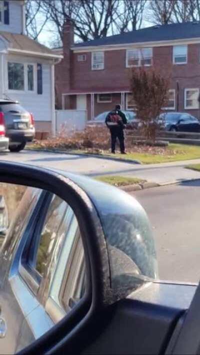 WCGW Refusing to pay your gardener when he finishes blowing leaves. I really like how he made it a point to get it onto the driveway and under the cars. I aspire to achieve this level of pettiness.