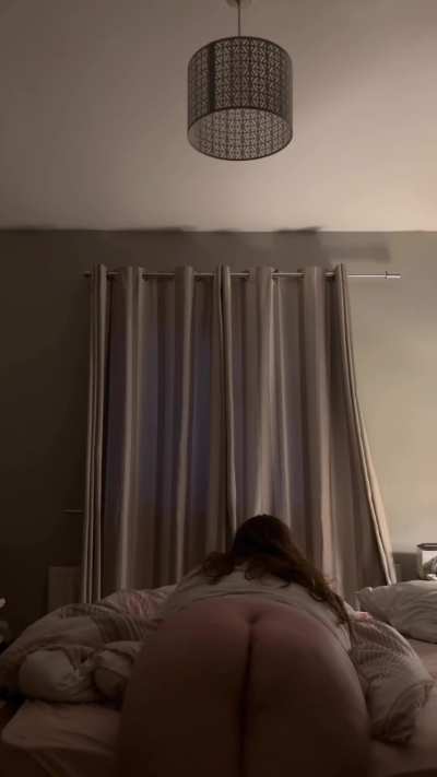 I’m waiting for you to come spank me 