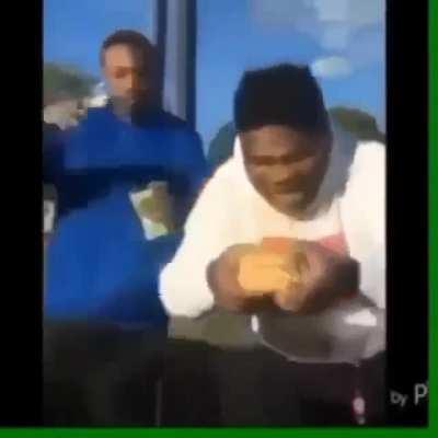 This is how you eat a big mac