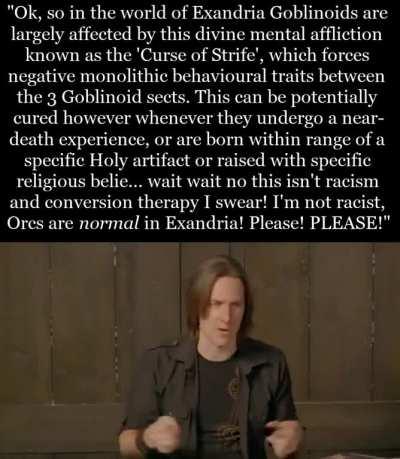 My fellow woke mobsters, should we cancel Matt Mercer for this?