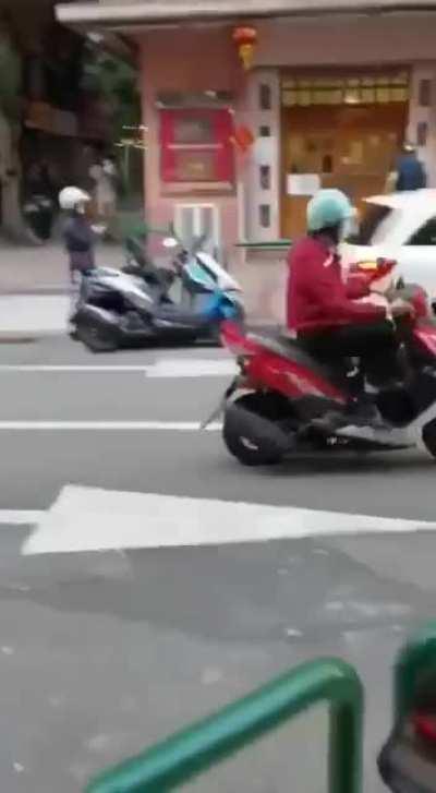 In China a guy tried to set fire to a school