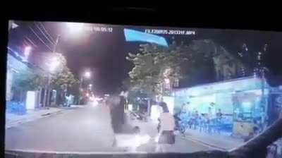 Mom with the reaction time