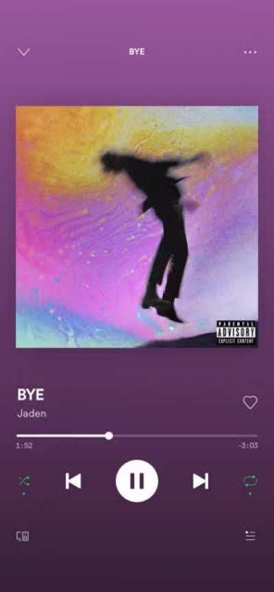 NEW JADEN SINGLE - BYE