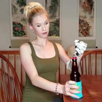 I will HMB and open it with my cyborg arm