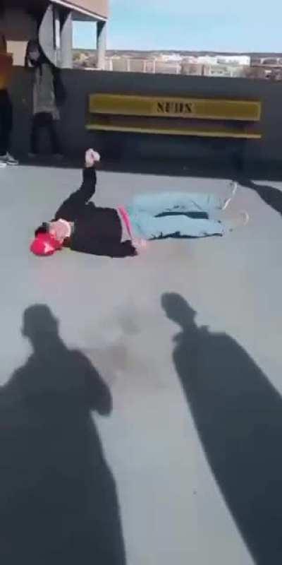 HMFT after I fight on concrete