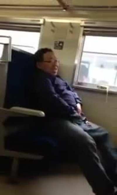 Rub it out on a train and sample the product