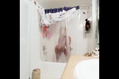 Shower tease