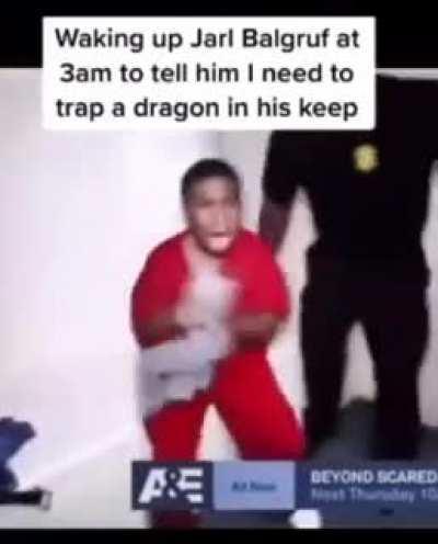 First jarl to sleep at the sleepover be like