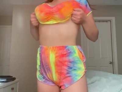 instead of a pot of gold, you find me at the end of a rainbow ;) [OC]