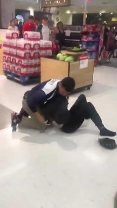 Woman yells out the N-word in public. Then immunity starts begging for her life while getting arrested