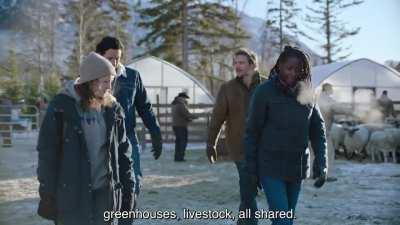 cool scene from the latest episode of The Last of Us