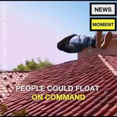 Man with Alzheimers Starts floating