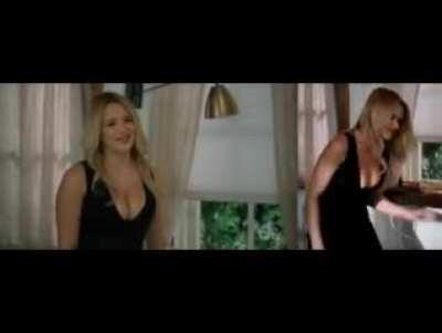 Hunter King in this dress.....side by side shots