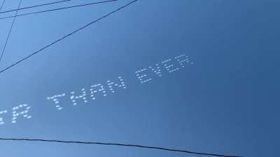 A message in the air today