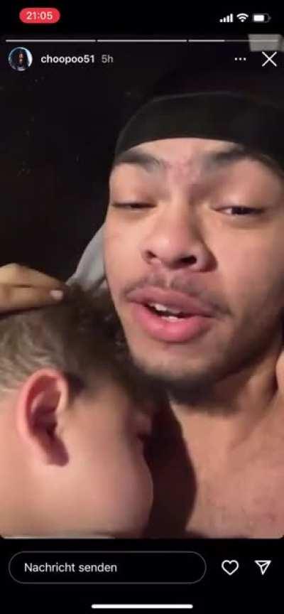 Gekyume already throwing hands like his papa