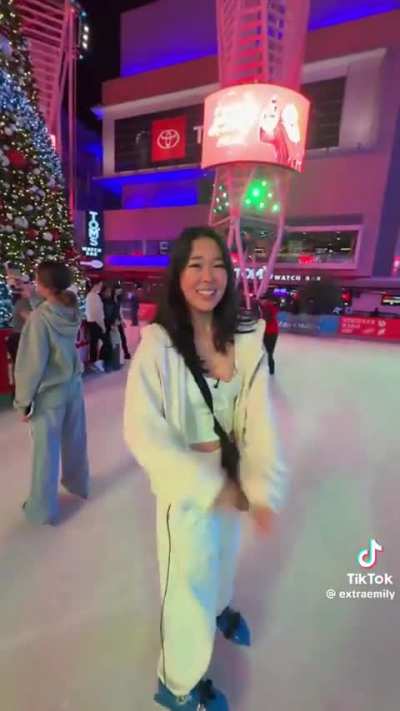 Fuslie and ExtraEmily made a TikTok - happy holidays!