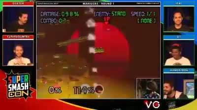 Smash 64 Combo Contest Audience and Shoutcasters Reaction