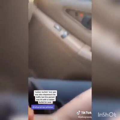 Police truck shoots at cars, hitting mother and breaking her finger - Des Moines, IA