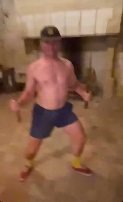 Bro thinks he’s an oblivion npc