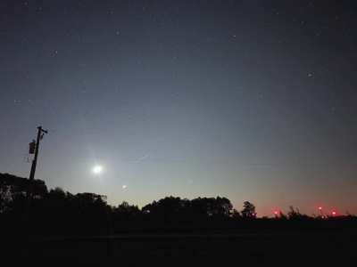 The ISS threading between Venus and the Moon - 6/22/2025