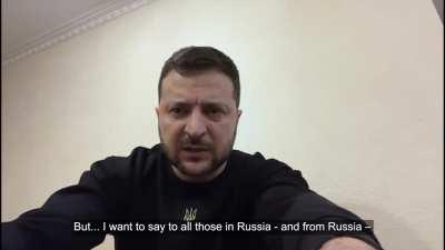 President Zelensky's Latest Address. 15/01/23. Duration 4m05. English Subtitles.