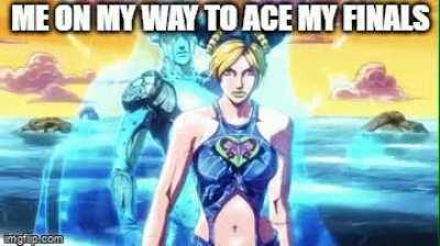 Gonna punch my exams in the face