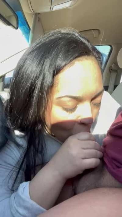 She said, “I’ll give you head if you take me to Walmart.”