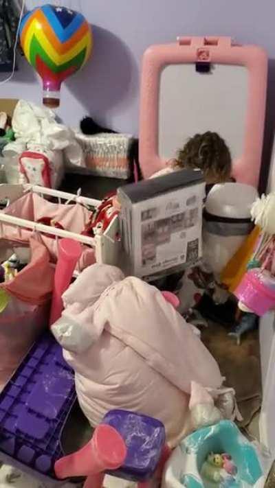 Stepped out of the shower, and was told to brace myself.