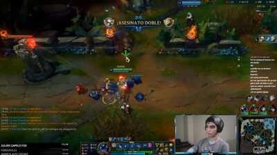 Perfect Flash + E W Hunting Combo :O