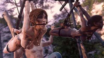 Lara and Sheva's adventure (FatCat17) [Tomb Raider, Resident Evil]