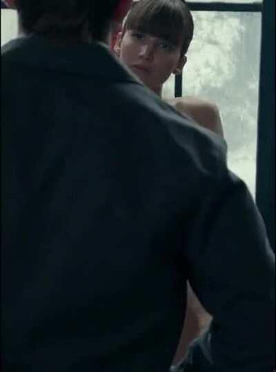 Jennifer Lawrence - Red Sparrow (2017) Nude Scene (With the Guy cropped out as best as possible) [NSFW]