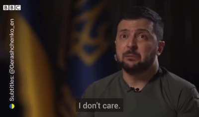 Zelensky is asked what he thinks will happen to Putin when Ukraine wins