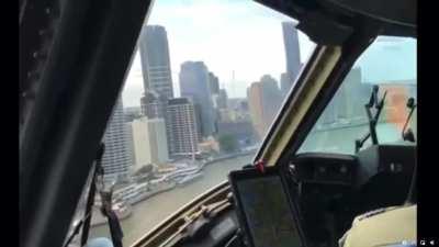 RAAF C-17 2019 Riverfire Festival Practice Run