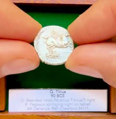 Q. Titius featuring Mutinus Titinus (?), documented in RRDP