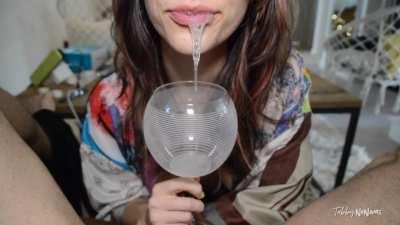 He really filled my mouth up