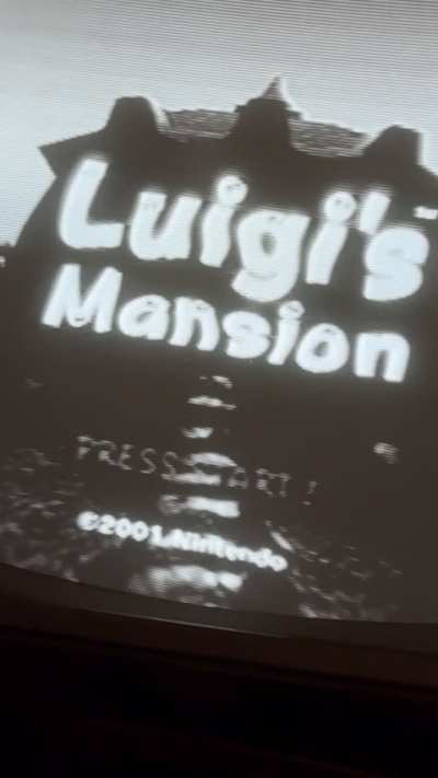 Luigi’s mansion on 1950s CRT - What game should I play next ?