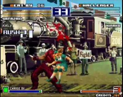 Wanted to show how crazy Yamazaki's super is in KOF 2003
