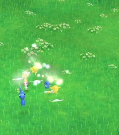 One of my pikmin wont bloom, his greed sickens me