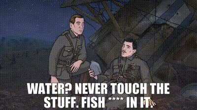 Fish fuck in it...