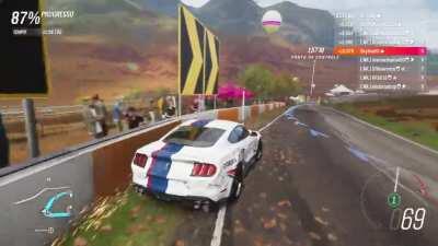 I'm not the greatest at the game but I don't think that's how you're supposed to race...