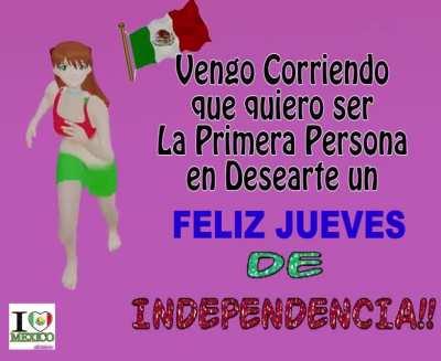 Feliz jueves de independencia