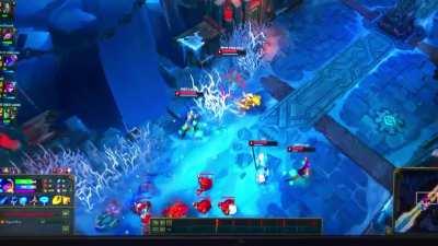 Ryze ult + Nunu ult penta kills in aram. I played Ryze and Nunu told me to ult him into enemy and this happend lol. Best play I’ve seen this year.