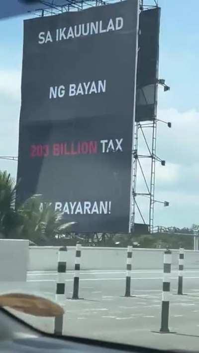 Seen at Skyway 3 Balintawak.